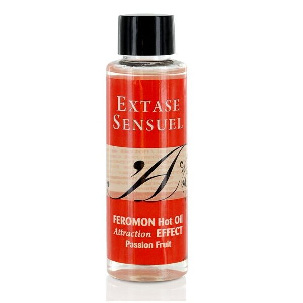EXTASE SENSUAL – HEAT EFFECT MASSAGE OIL WITH PASSION FRUIT PHEROMONES 100 ML