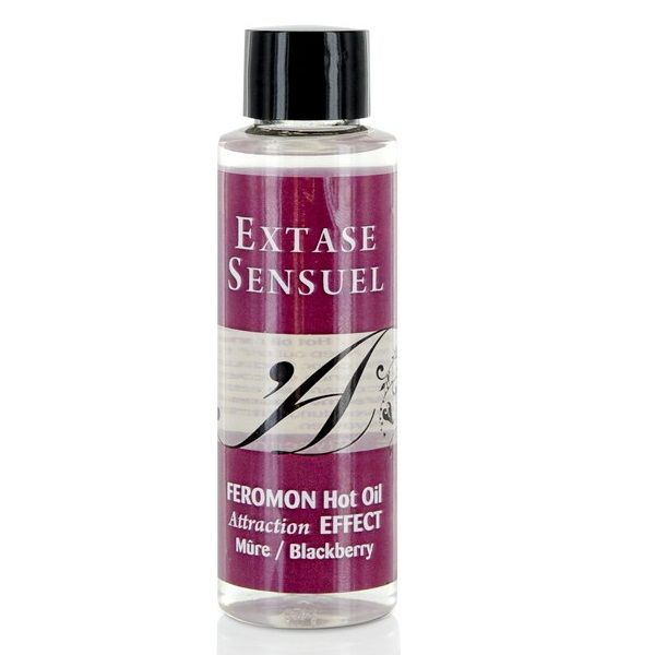EXTASE SENSUAL – HEATING EFFECT MASSAGE OIL WITH BLACKBERRY PHEROMONES 100 ML