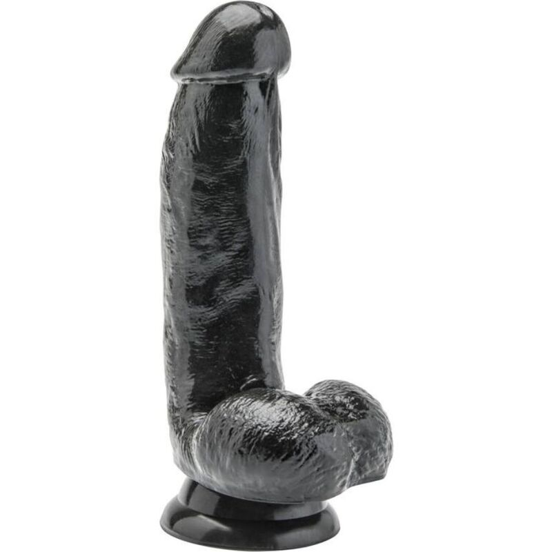 GET REAL – DILDO 12 CM WITH BALLS BLACK