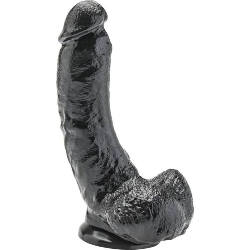 GET REAL – DILDO 20,5 CM WITH BALLS BLACK