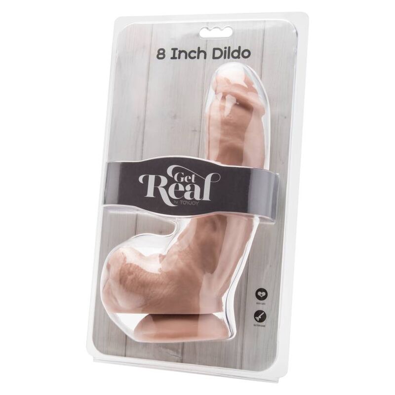 GET REAL – DILDO 20,5 CM WITH BALLS SKIN
