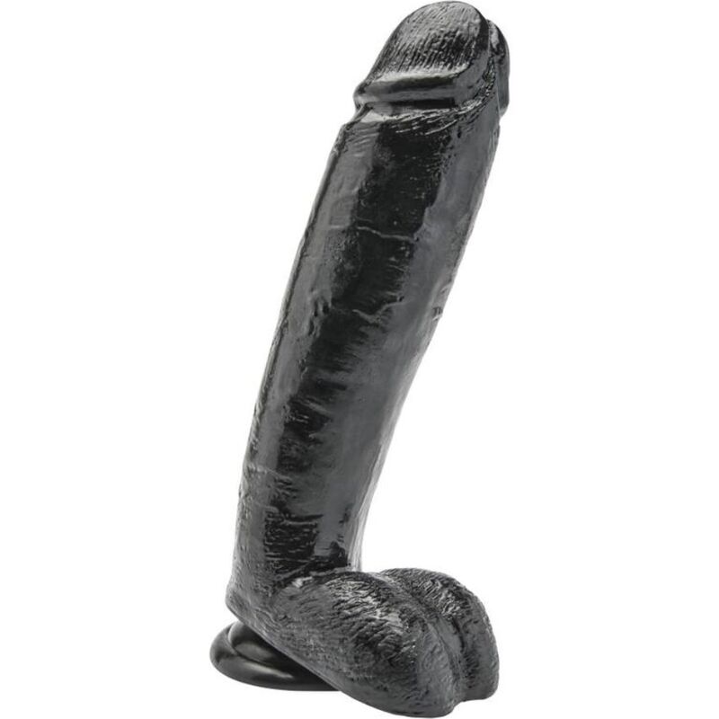 GET REAL – DILDO 25,5 CM WITH BALLS BLACK