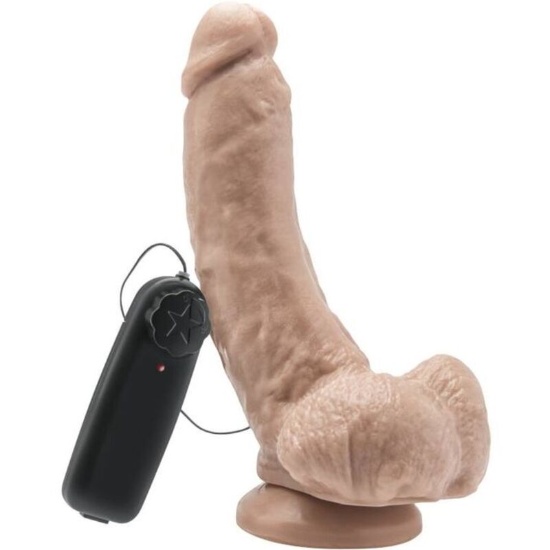 GET REAL – DILDO 20,5 CM WITH BALLS VIBRATOR SKIN