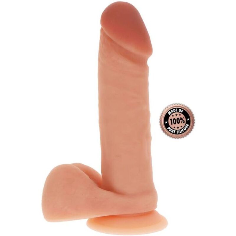 GET REAL – SILICONE DILDO 20,5 CM W BALLS SKIN