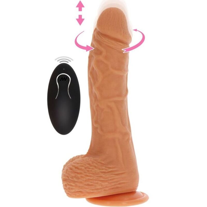GET REAL – UPDOWN ROTATING VIBR DILDO SKIN