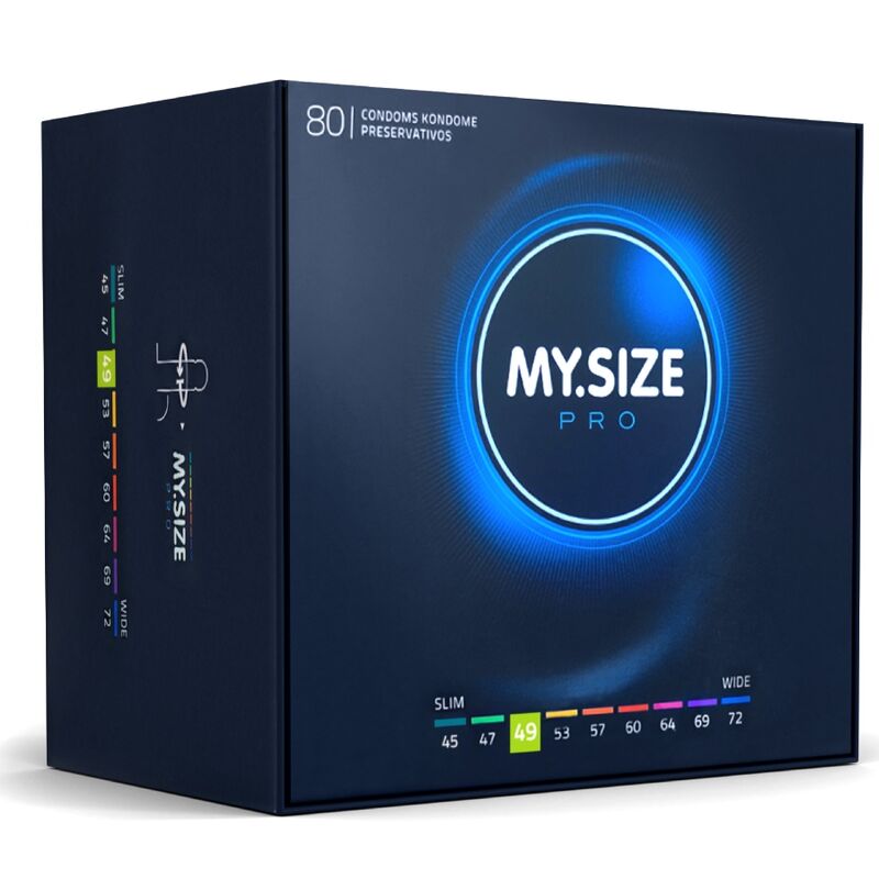 MY SIZE – PRO CONDOMS 49 MM 80 UNITS