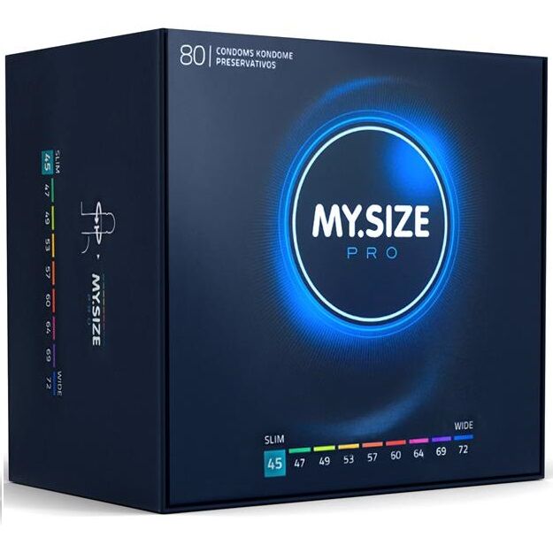 MY SIZE – PRO CONDOMS 45 MM 80 UNITS