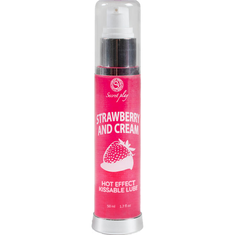 SECRETPLAY – LUBRICANT 2-1 HEAT EFFECT STRAWBERRY  CREAM 50 ML