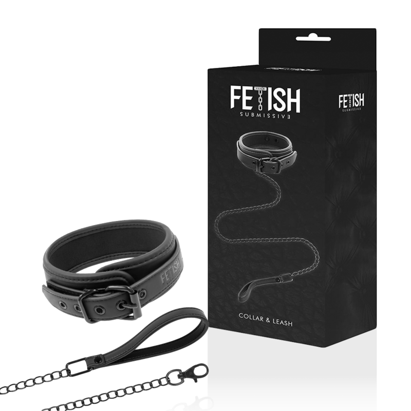 FETISH SUBMISSIVE – NOPRENE LINING CHAIN NECKLACE