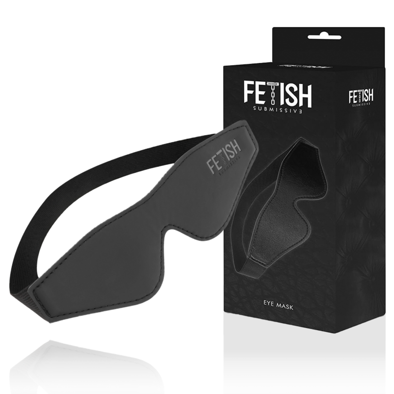 FETISH SUBMISSIVE – VEGAN LEATHER MASK WITH NOPRENE LINING