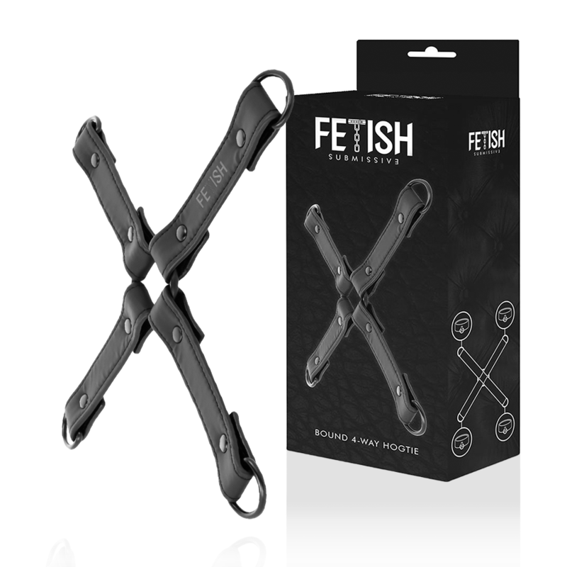 FETISH SUBMISSIVE – VEGAN LEATHER HANDCUFF UNION