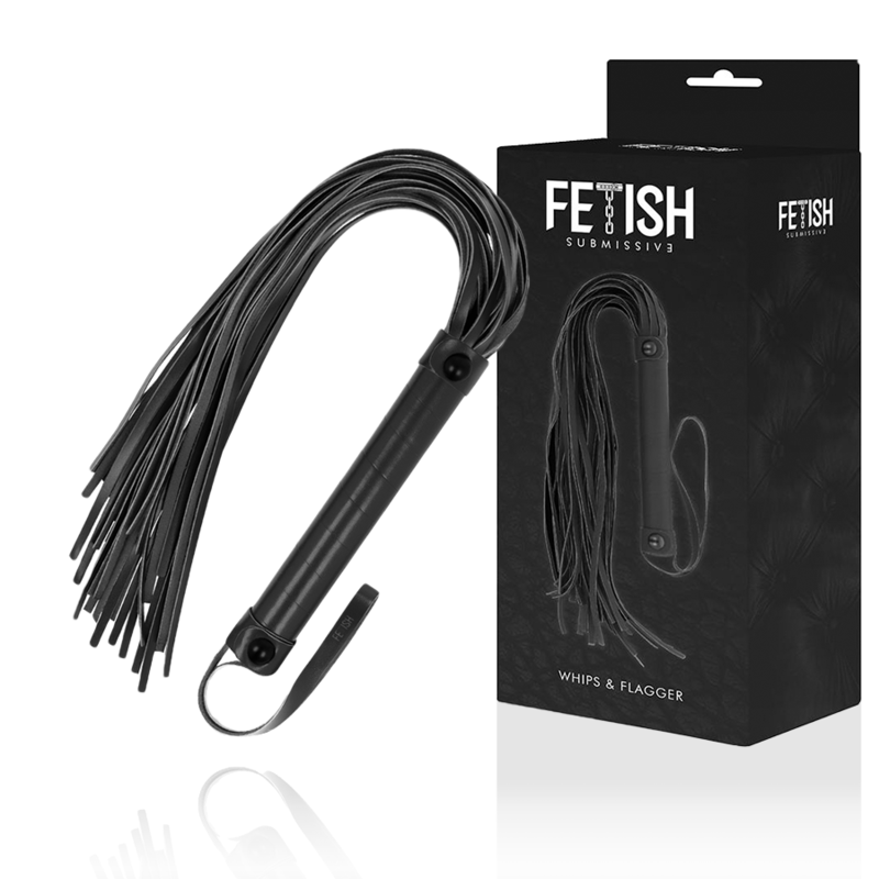 FETISH SUBMISSIVE – VEGAN LEATHER WHIP