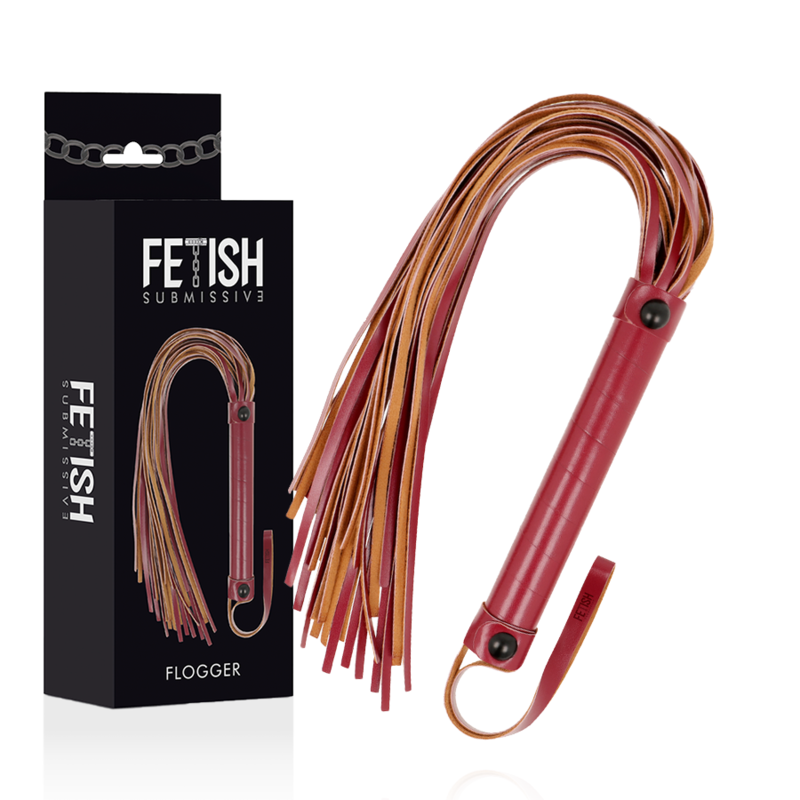 FETISH SUBMISSIVE DARK ROOM – VEGAN LEATHER WHIP
