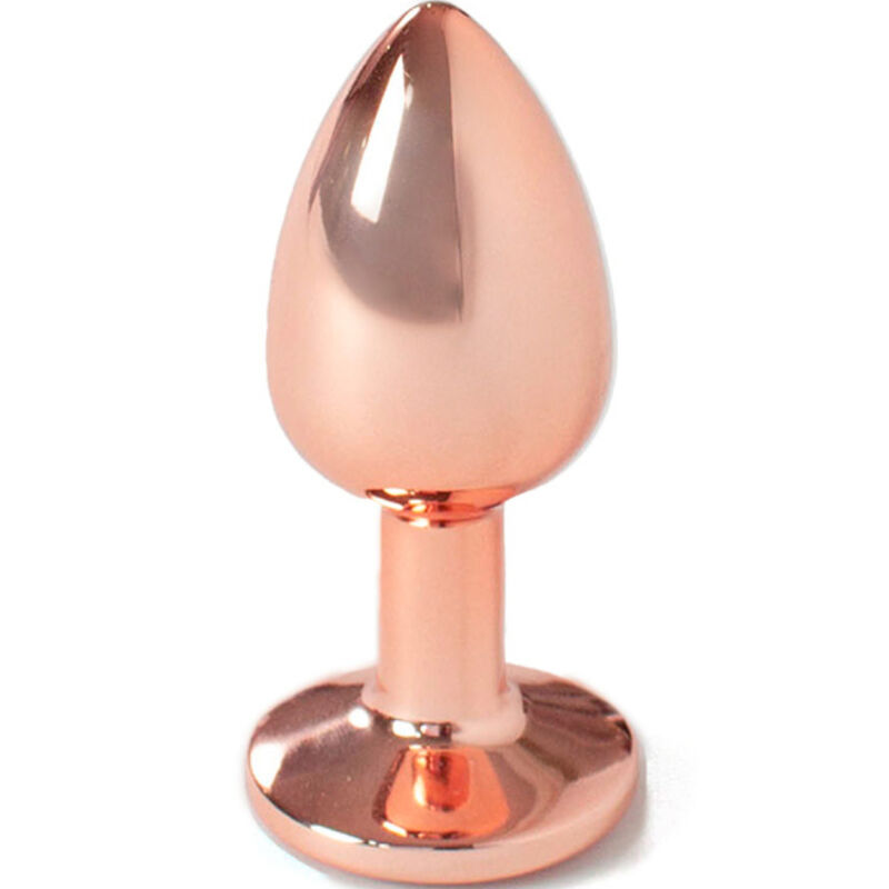 SECRETPLAY – METAL BUTT PLUG ROSE GOLD SMALL SIZE 7 CM