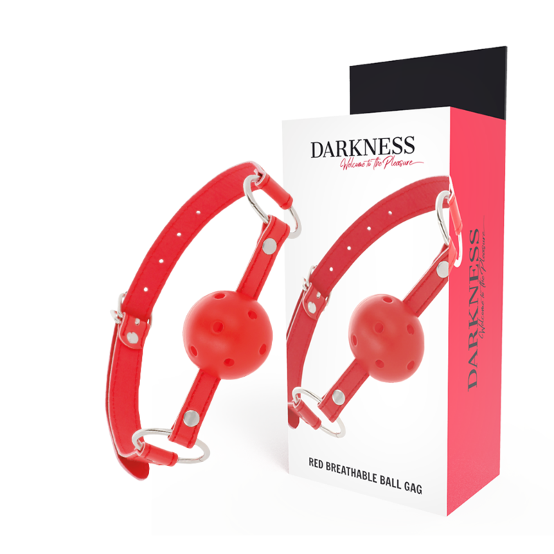 DARKNESS – RED BREATHABLE GAG