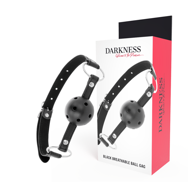 DARKNESS – BLACK BREATHABLE GAG