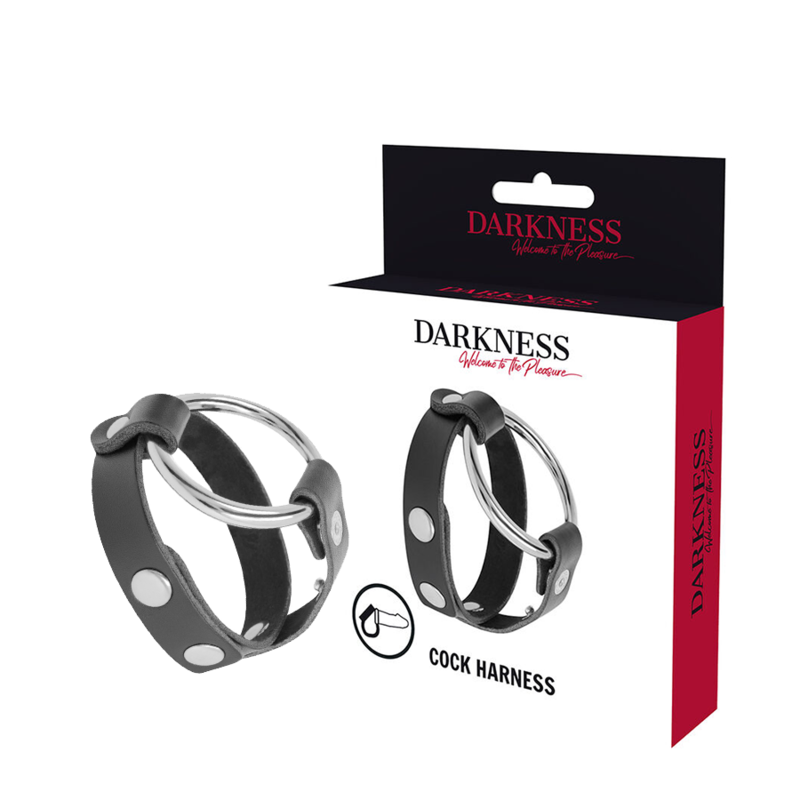 DARKNESS – BDSM COCK AND TESTICLE RING