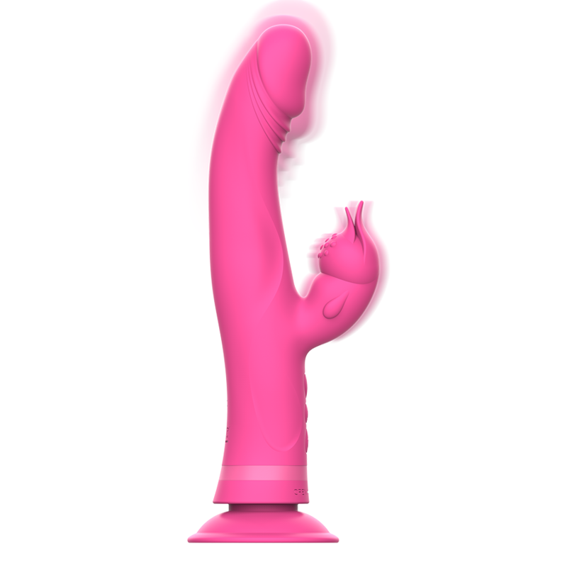 INTENSE – JULIO RABBIT VIBRATOR PINK SILICONE
