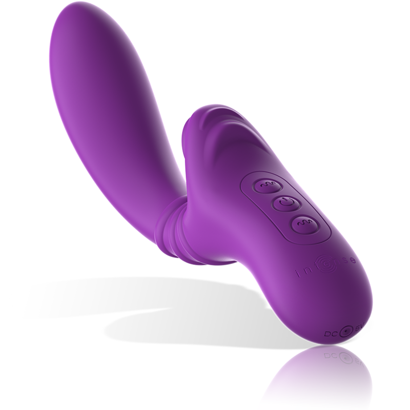 INTENSE - HARRY FLEXIBLE VIBRATOR WITH PURPLE TONGUE - Image 4
