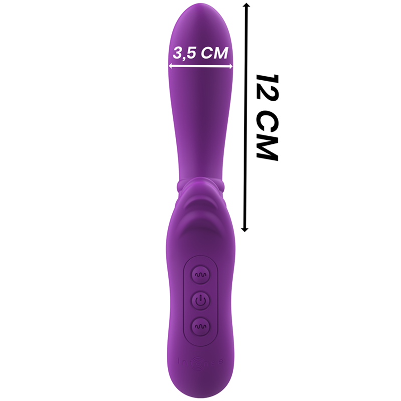 INTENSE - HARRY FLEXIBLE VIBRATOR WITH PURPLE TONGUE - Image 3