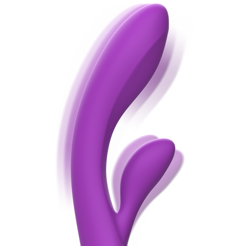INTENSE - LUIGI RABBIT VIBRATOR LIQUID SILICONE PURPLE - Image 5