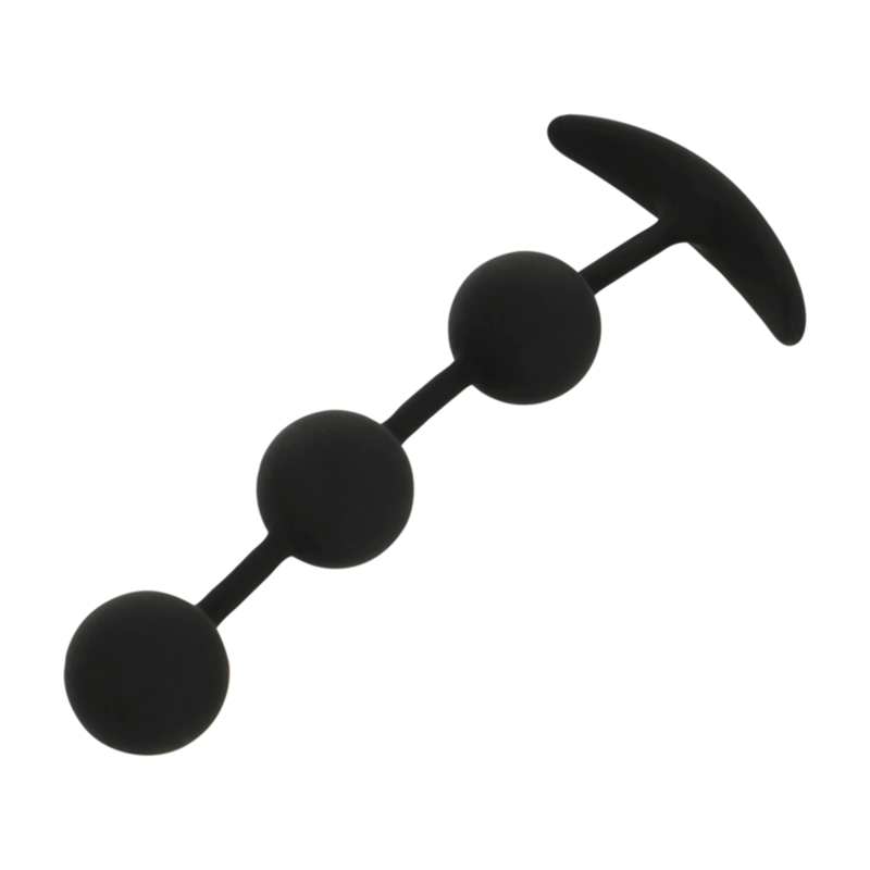 BLACKSILVER – HARRY ANAL ROSARY 3 SILICONE SPHERES 14 CM