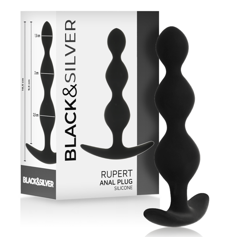 BLACKSILVER – RUPERT ANAL BALL CHAIN 10 CM