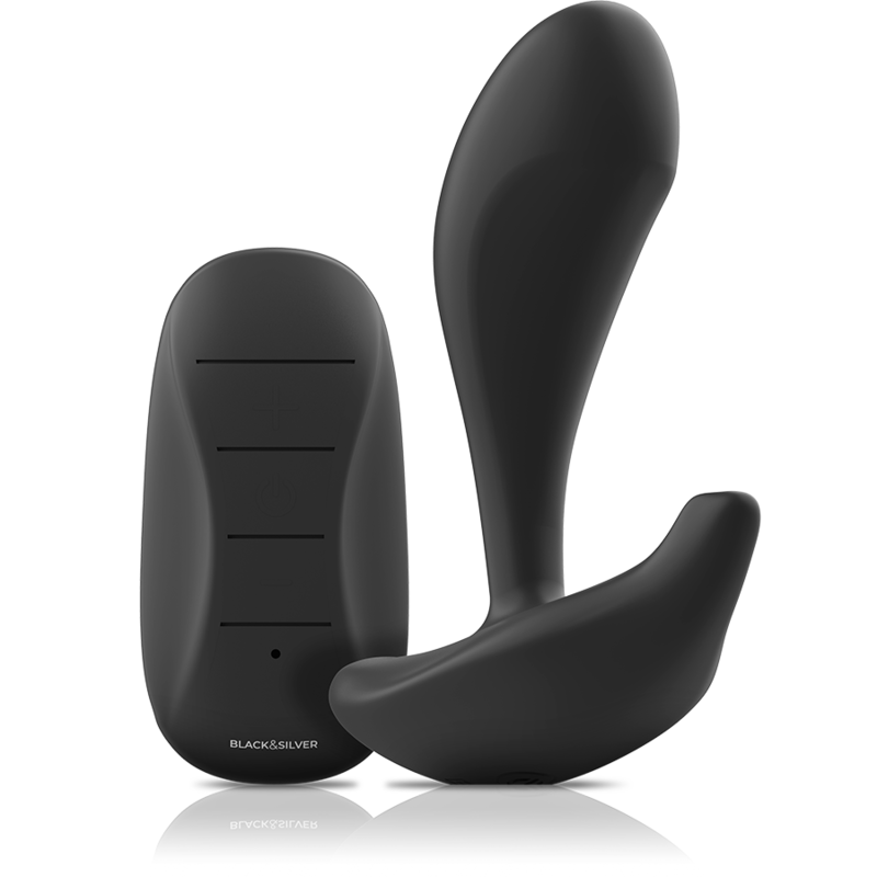 BLACKSILVER – DWAYNE ANAL PLUG SILICONE REMOTE CONTROL