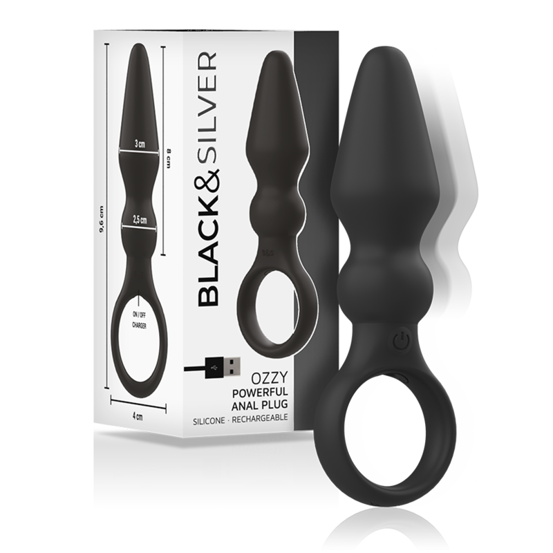 BLACKSILVER – OZZY POWERFUL SILICONE ANAL PLUG