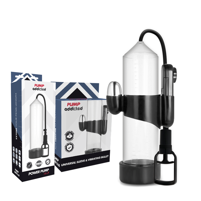 PUMP ADDICTED – RX7 TRANSPARENT VIBRATOR