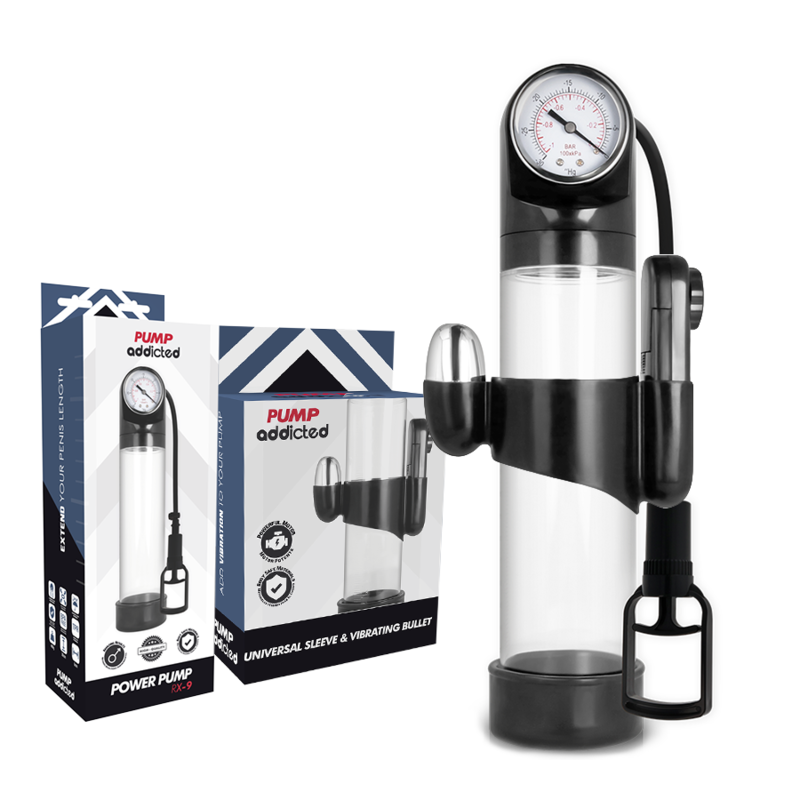 PUMP ADDICTED – RX9 TRANSPARENT VIBRATOR