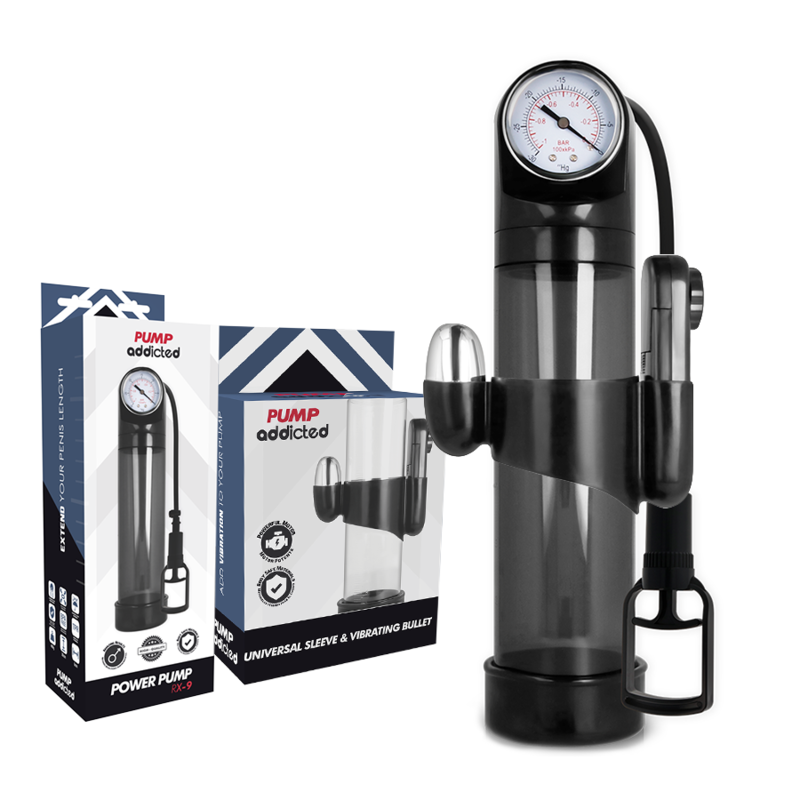 PUMP ADDICTED – RX9 BLACK VIBRATOR