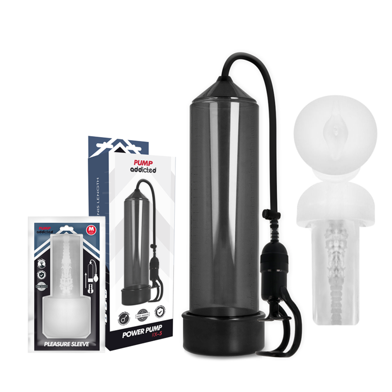 PUMP ADDICTED – RX5 BLACK WITH MASTURBATOR