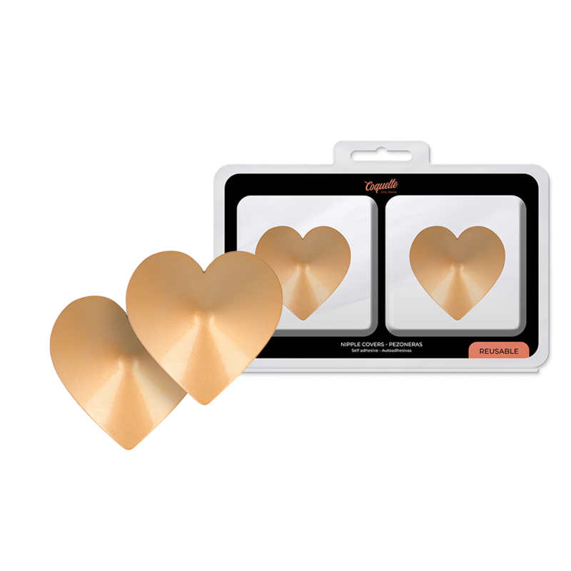COQUETTE CHIC DESIRE – NIPPLE COVERS GOLDEN HEARTS