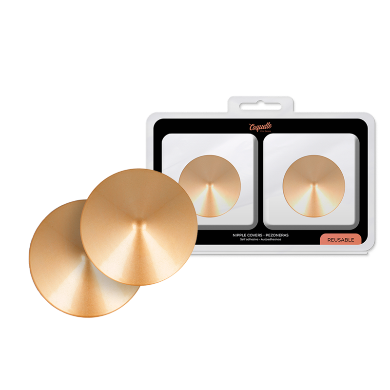 COQUETTE CHIC DESIRE – NIPPLE COVERS GOLDEN CIRCLES