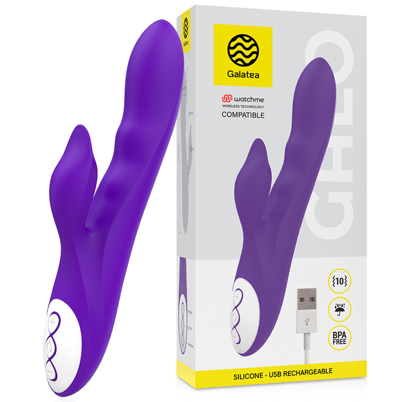 GALATEA – GALO LILAC VIBRATOR COMPATIBLE WITH WATCHME WIRELESS TECHNOLOGY