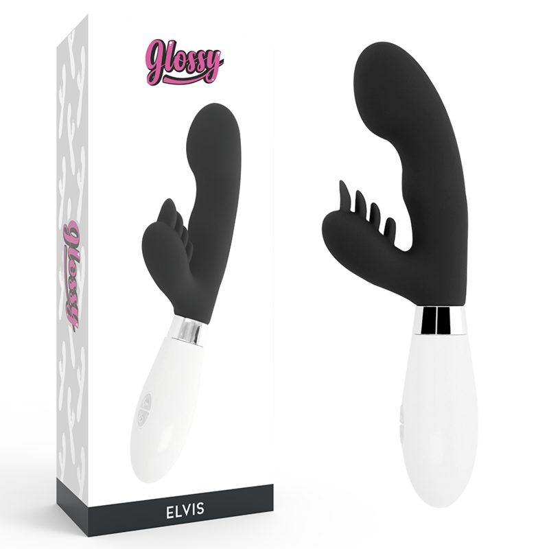 GLOSSY – ELVIS RABBIT BLACK