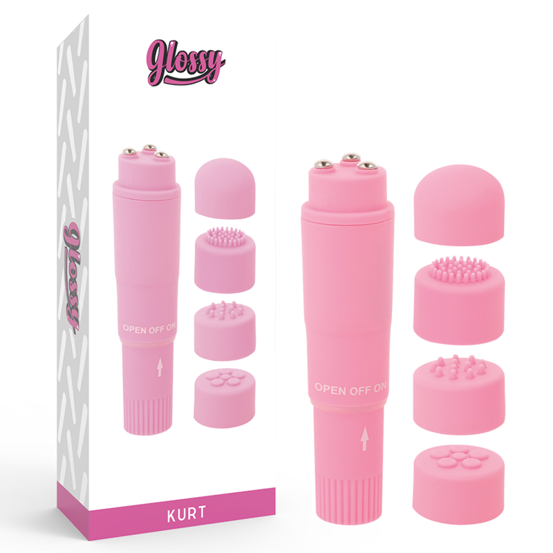 GLOSSY – KURT POCKET MASSAGER PINK