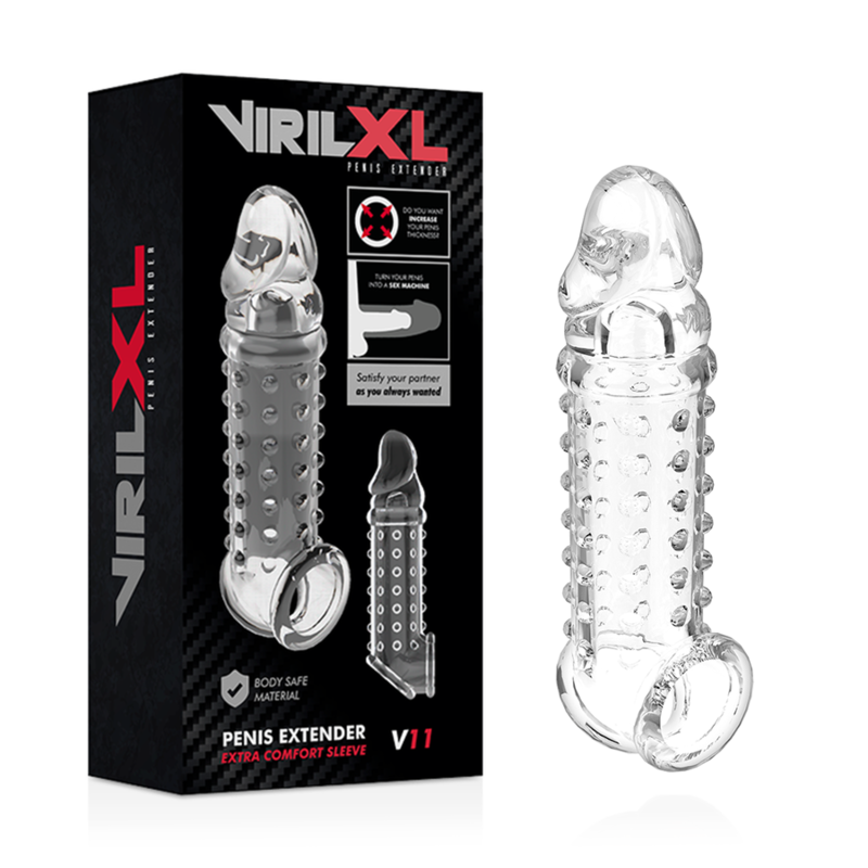 VIRILXL – PENIS EXTENSION AND SHEATH V11 TRANSPARENT