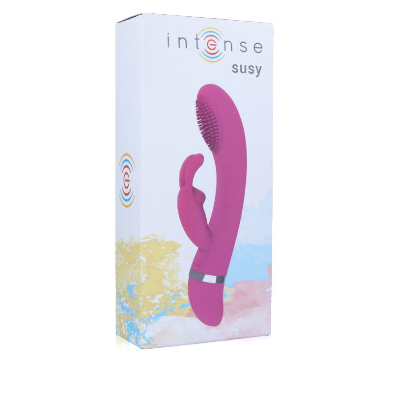 INTENSE - SUSY OSCILLATING VIBRATOR SILICON RABBIT PINK - Image 3