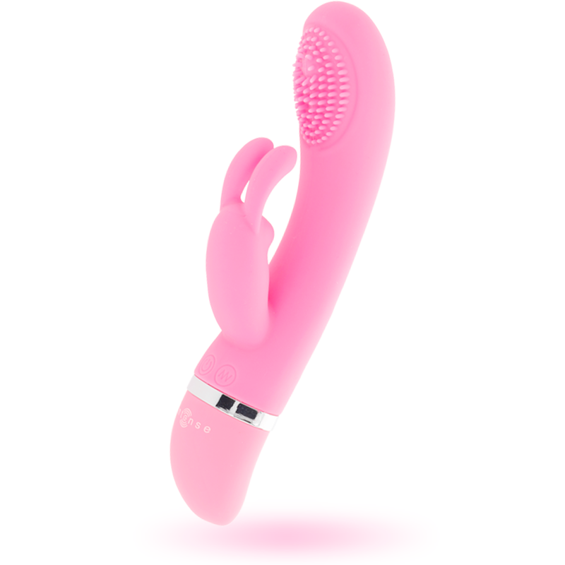 INTENSE – SUSY OSCILLATING VIBRATOR SILICON RABBIT PINK