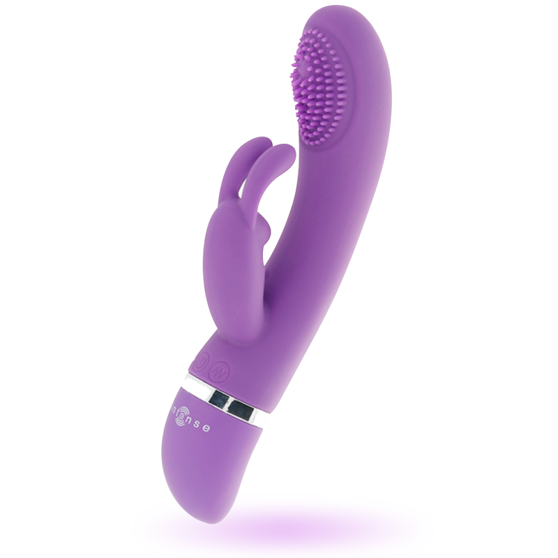 INTENSE – SUSY SILICONE RABBIT LILAC OSCILLATING VIBRATOR