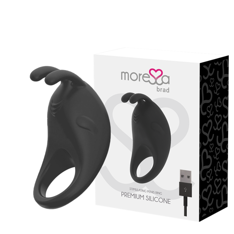 MORESSA – BRAD PREMIUM SILICONE RECHARGEABLE BLACK