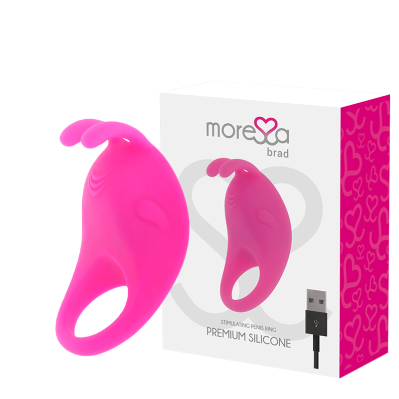 MORESSA – BRAD PREMIUM SILICONE RECHARGEABLE PINK
