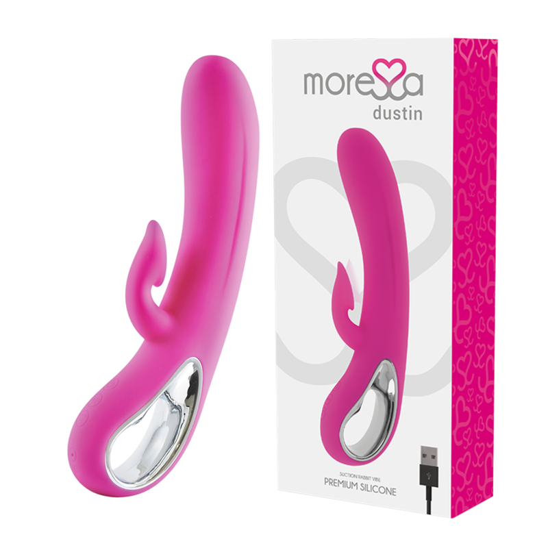 MORESSA – DUSTIN CLITORAL SUCTION AND POWERFUL VIBRATION PREMIUM SILICONE RECHARGEABLE