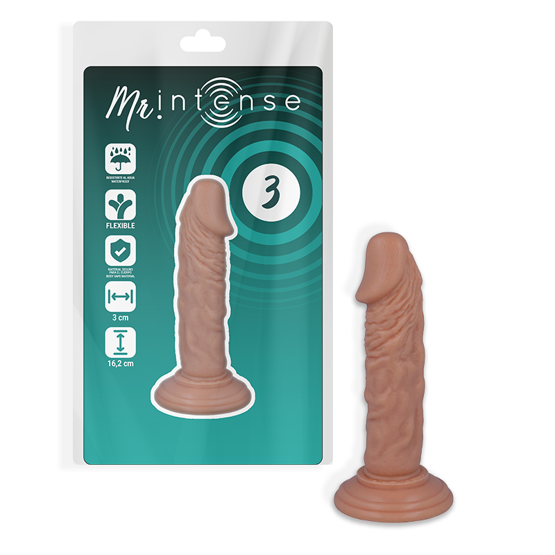 MR INTENSE – 3 REALISTIC COCK 16.2 CM -O- 3 CM