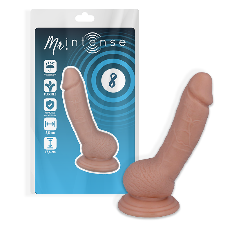 MR INTENSE – 8 REALISTIC COCK 17.6 CM -O- 3.5 CM