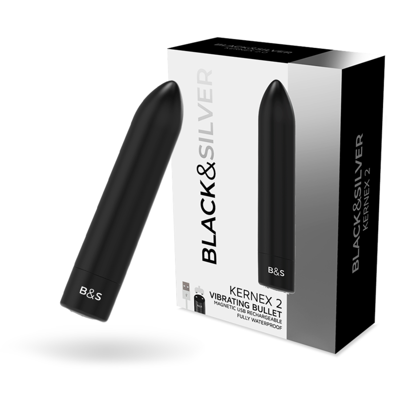 BLACKSILVER – KERNEX 2 BLACK VIBRATING MAGNETIC BULLET