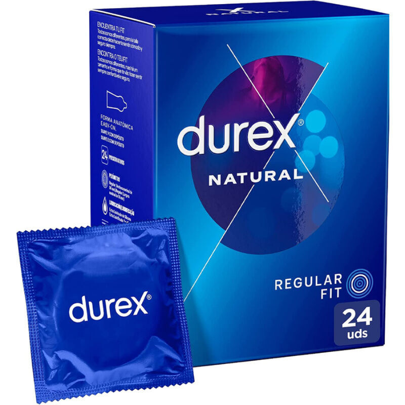 DUREX – NATURAL CONDOMS 24 UNITS