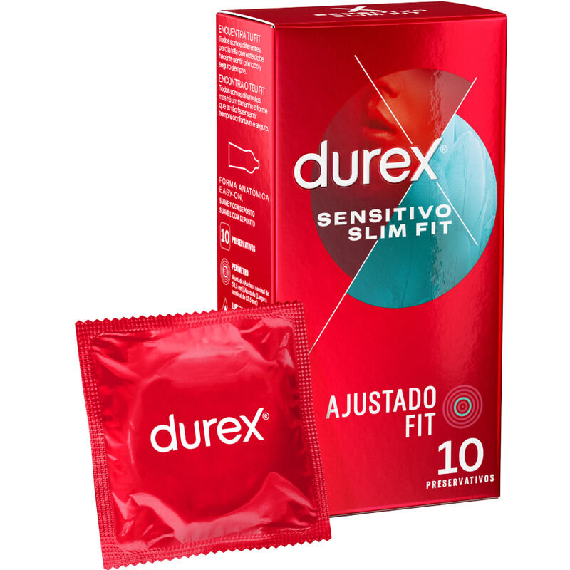 DUREX – SENSITIVO SLIM FIT 10 UNITS